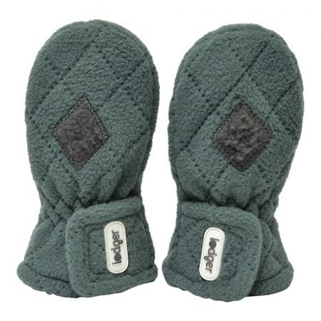 Lodger Mittens Fleece Scandinavian - rukavičky 6-12m-Sage