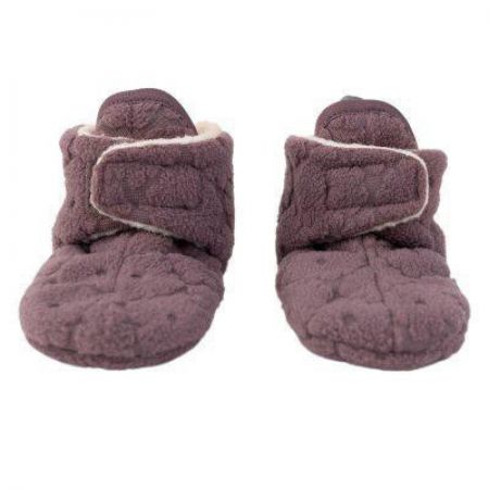 Lodger Slipper Folklore Fleece Mauve 6 - 12 měsíců