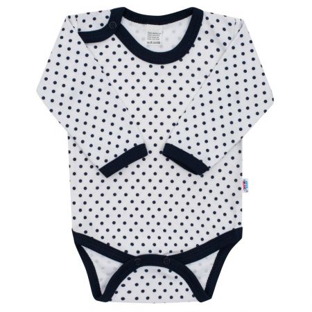 Kojenecké body New Baby Classic II puntíky 56 (0-3m)