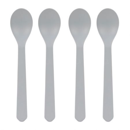 Spoon Set Geo 4pc grey-blue