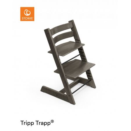 STOKKE Tripp Trapp Chair + Baby Set ZDARMA,  Hazy Grey