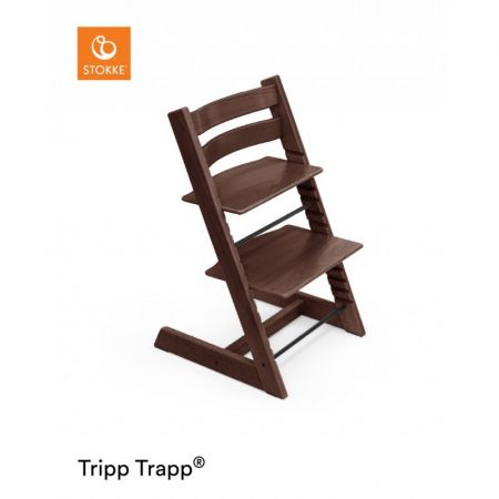 STOKKE Tripp Trapp Chair + Baby Set ZDARMA, Walnut