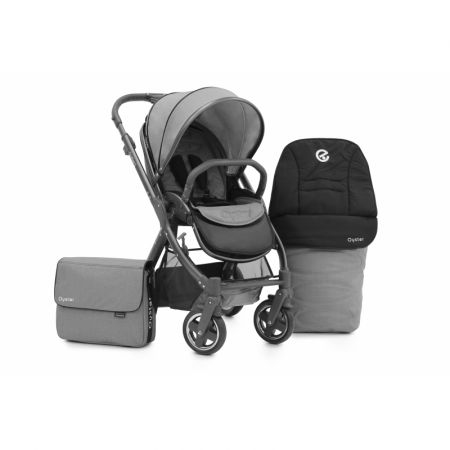 BabyStyle Oyster 2 City Grey (kočárek+taška+fusak)