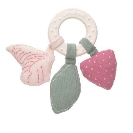 Teether Ring Natural Rubber butterfly