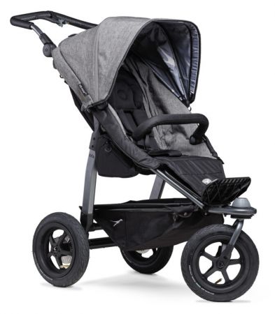 Mono stroller - air wheel prem. grey