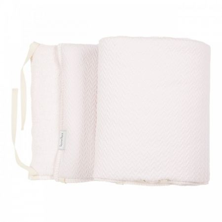 Koeka Mantinel do postýlky Stockholm, old baby pink