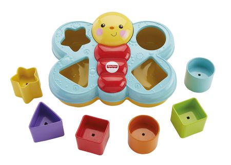 MATTEL - Fisher Price motýlek - učíme se tvary!