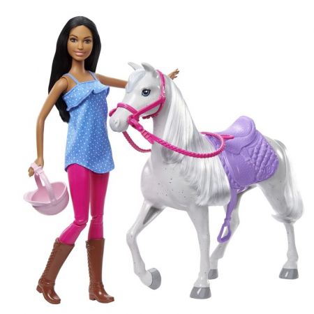 MATTEL - Barbie Panenka Na Vyjížďce S Koněm