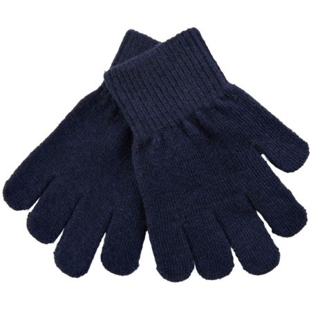 Mikk-Line Mikk - Line dětské vlněné rukavice 93002 Blue Nighs NL: 8 - 12 let Vlna