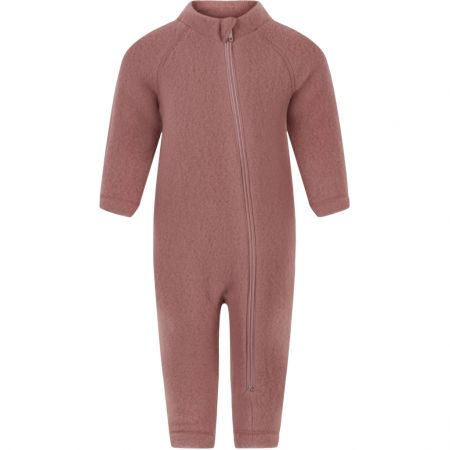 Mikk-Line kojenecký vlněný merino overal Burlwood 50005 Velikost: 68 Merino vlna