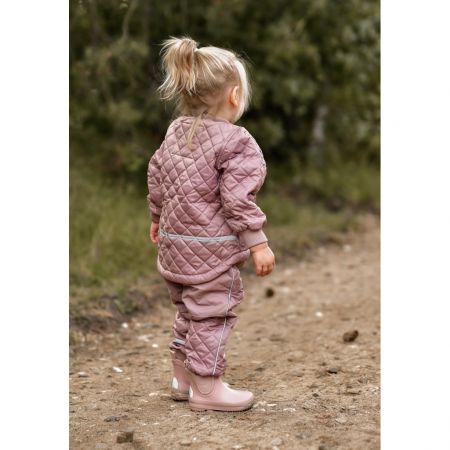 Mikk-Line dětský termo oblek Adobe Rose 4205 Velikost: 140 Termo, Voděodolný