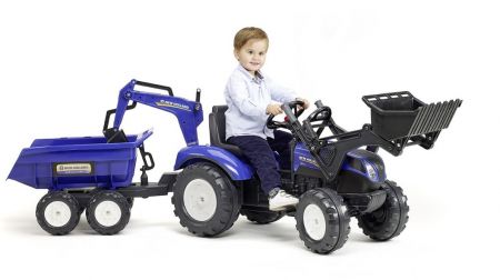 FALK - Nakladač 3090W New Holland T8 s vlečkou