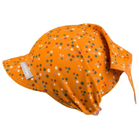 oranžový bavlněný šátek s potiskem - věk 3+
