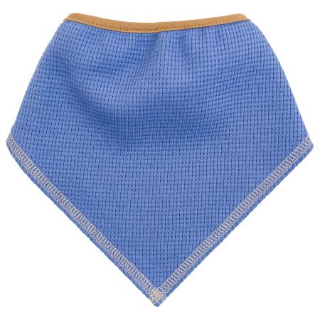 modrý bavlněný šátek na krk - uni