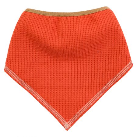cihlově červený bavlněný šátek - uni