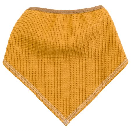 hořčicový bavlněný šátek na krk - uni