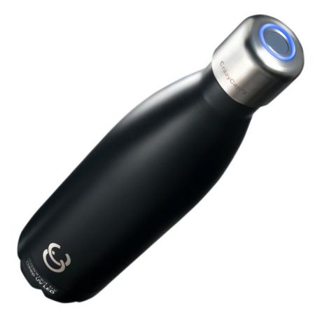 Crazy Cap Bottle 0,5 l + UV Water Purifier - Onyx