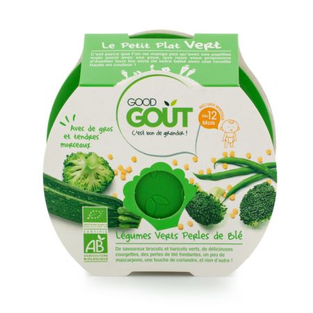 Good Gout Brokolice, cuketa a zelené fazolky s tarhoňou 220g BIO