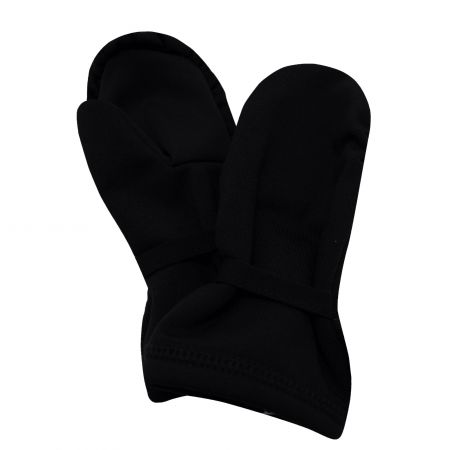 černé dětské rukavice  - 6
