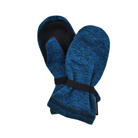 modré melírované rukavice  - 7