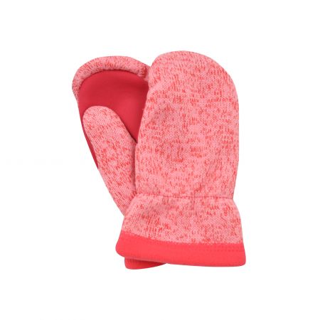 růžové svetrovinové rukavice - 5