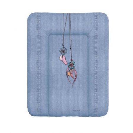 CebaBaby Přebalovací podložka měkká na komodu 70x50 cm Dream Catcher Blue