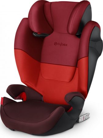 Cybex Solution M-Fix 2021 Pure Black Rumba Red