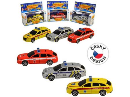 MADE - Autíčko policie/ambulance/hasiči, Mix Produktů