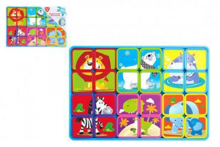 Teddies Puzzle magnetické deskové zvířata