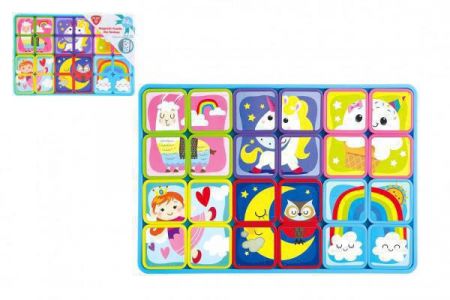 Teddies Puzzle magnetické deskové fantazie 