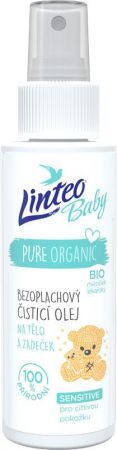 LINTEOBABY - Dětský čistící olej na tělo a zadeček Baby 100 ml