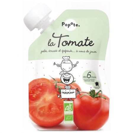 POPOTE POPOTE Kapsička bio rajče 120 g, 6+