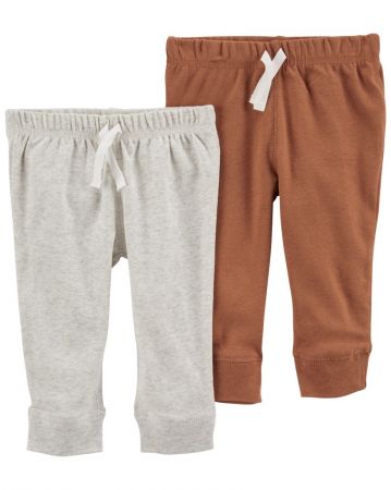 CARTERS CARTER'S Tepláky Grey&Brown neutrál LBB 2ks 6m