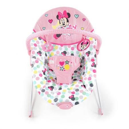 Disney baby DISNEY BABY Lehátko vibrující Minnie Mouse Spotty Dotty 0 m+, do 9 kg