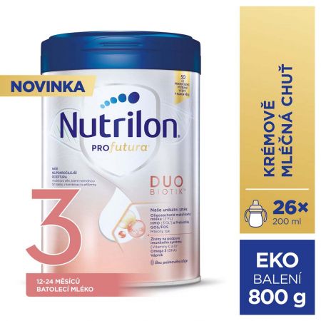 NUTRILON NUTRILON Profutura DUOBIOTIK 3 batolecí mléko 800 g 12+