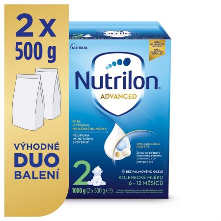 NUTRILON NUTRILON 2 Advanced pokračovací kojenecké mléko 1 kg, 6+