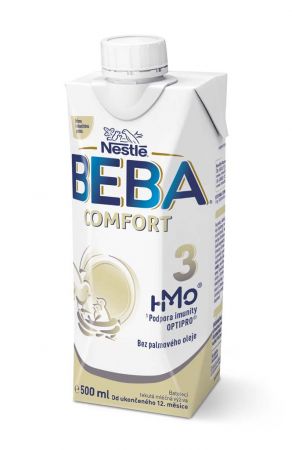 BEBA BEBA COMFORT 3 HM-O, Tekutá batolecí mléčná výživa 12+, tetra pack, 500 ml