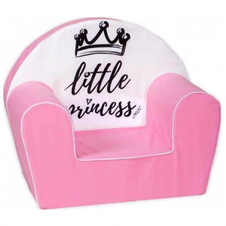 BABY NELLYS dětské křesílko LUX Little Princess/Růžová