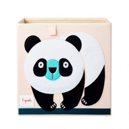 3 SPROUTS úložný box Panda Black