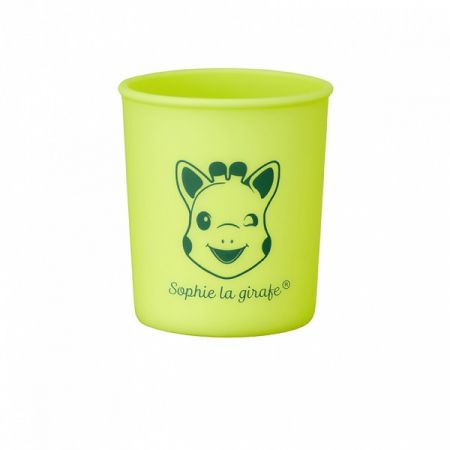 VULLI silikonový pohárek žirafa SOPHIE Zelená