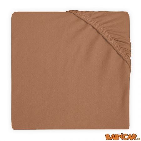 JOLLEIN prostěradlo do postýlky JERSEY 60x120cm Caramel