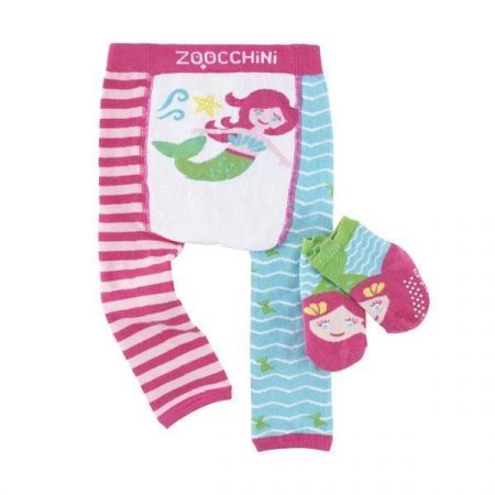 ZOOCCHINI set legínky a ponožky Mořská Vílá 6-12m