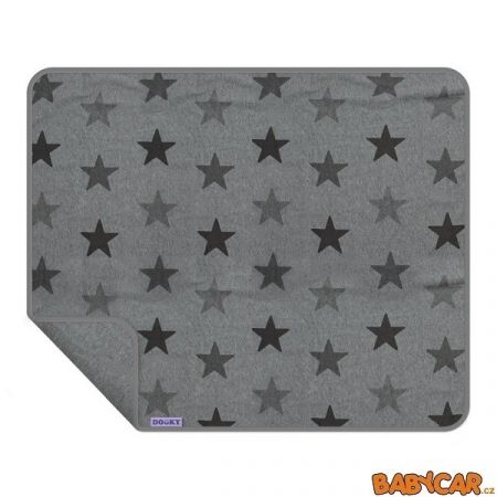 DOOKY deka BLANKET UNI Grey Stars