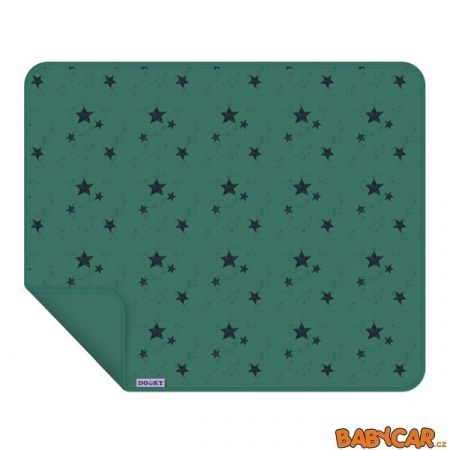 DOOKY deka BLANKET UNI Green Stars