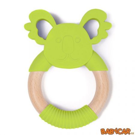 BO JUNGLE kousátko B-TEETHER ANIMAL WOOD Green Koala