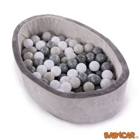 BO JUNGLE bazének s míčky B-BALL PIT PLAY GYM Grey