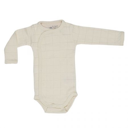 LODGER body ROMPER SOLID LONG SLEEVES Ivory vel. 80