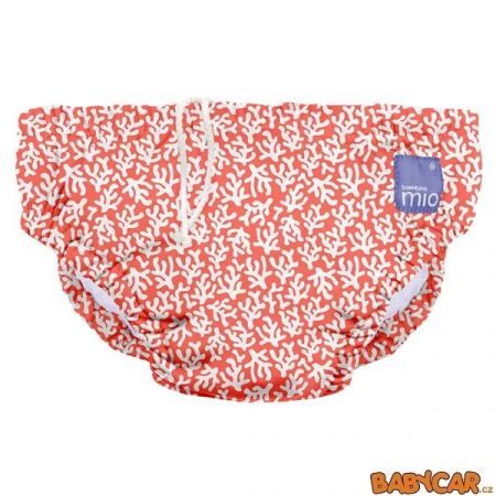 BAMBINO MIO koupací kalhotky SWIM NAPPY S 5-7kg Coral Reef