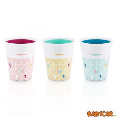 BABYMOOV sada barevných kelímků MULTICOLOR CUPS 3ks