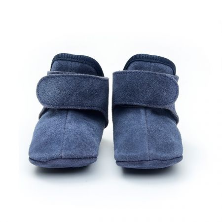 LODGER capáčky WALKER LEATHER BASIC Denim Blue 3-6m